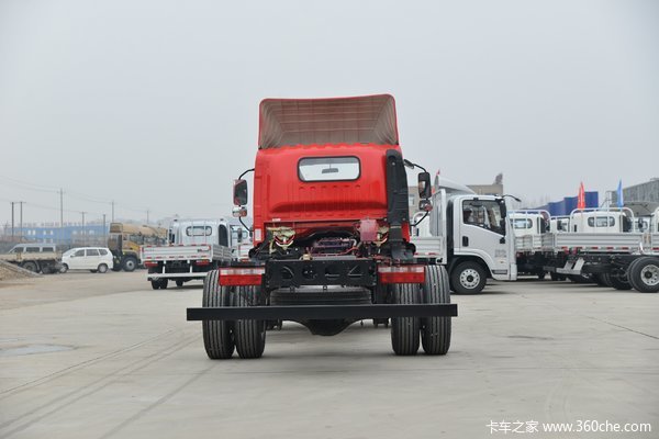 一汽解放虎vh潍柴160马力42米单排仓栅式轻卡现优惠1万元