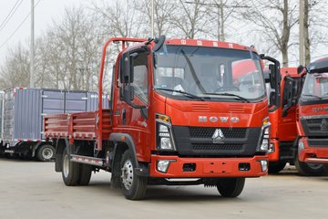 中国重汽howo统帅130马力385米排半栏板轻卡zz1047f3314f145