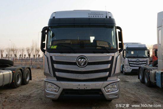 福田欧曼est北方版520马力6x4amt自动挡牵引车国六bj4259y6dhl12