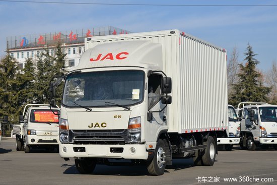 江淮帅铃q6160马力412米单排厢式轻卡国六法士特8挡hfc5048xxyp71k2c7