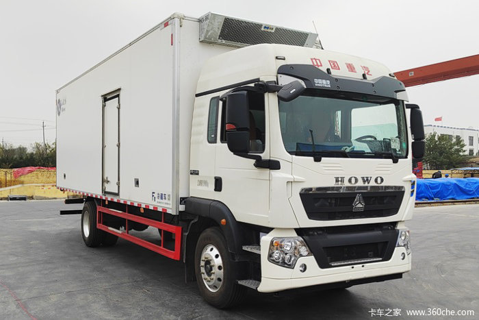 中国重汽 HOWO TX 255马力 4X2 冷藏车(冰凌方)