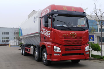 青岛解放 JH6 460马力 8X4 散装饲料运输车(冰凌方牌)(QYK5310ZSL6)