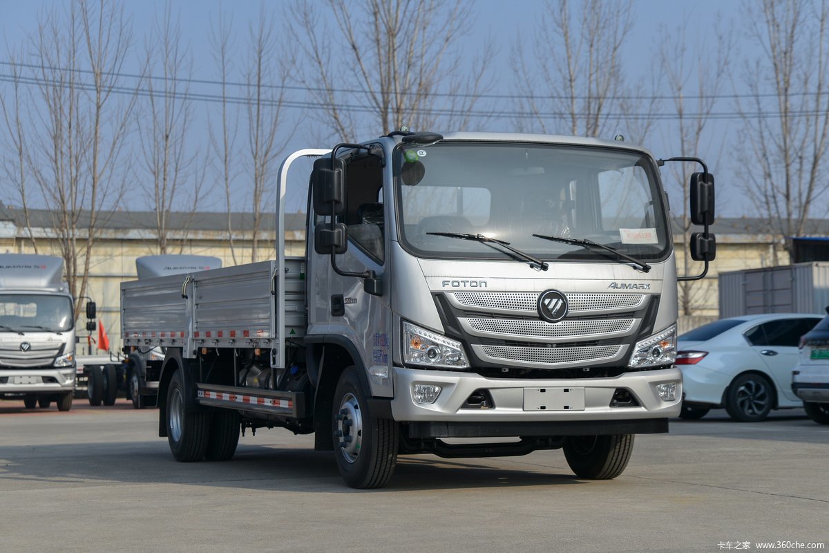 福田 欧马可S3系 高效快递快运版 190马力 5.25米排半栏板载货车(国六)