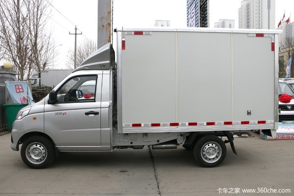 福田 祥菱V1 1.6L 122马力 汽油 3.05米单排厢式微卡(单后轮)(国六)(BJ5030XXY4JV5-01)
