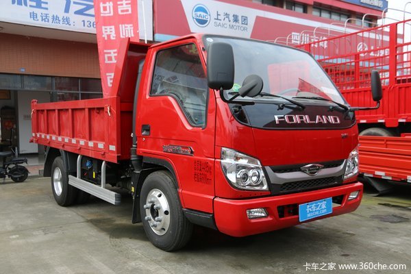 福田 时代金刚5 115马力 4X2 3.3米自卸车(国六)(