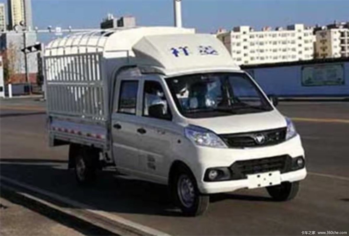 福田 祥菱V1 1.5L 122马力 汽油 2.3米双排仓栅式微卡(国六)