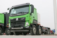 中国重汽成都商用车 V7-X 31T 8X4 纯电动车厢可卸式垃圾车(今创嘉蓝牌)