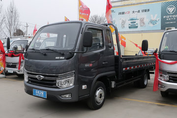 福田 时代领航S1 120马力 3.94米排半栏板小卡(国六)(黑色)(BJ1045V9PB7-23) 卡车图片