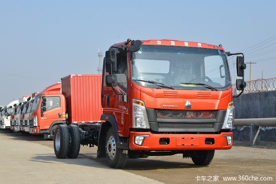 中国重汽howo悍将190马力62米单排仓栅式轻卡国六zz5117ccyh4515f1