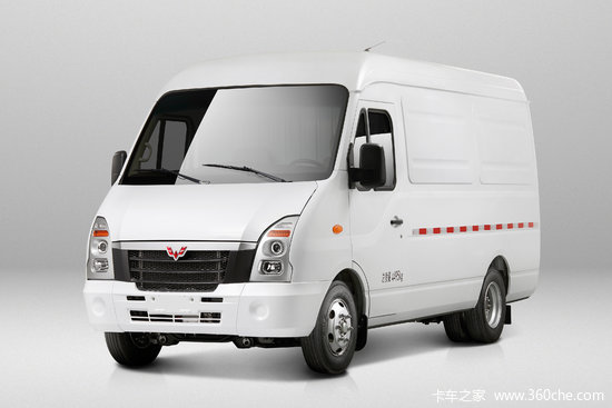 五菱汽车ev8045t32米纯电动封闭货车768kwh