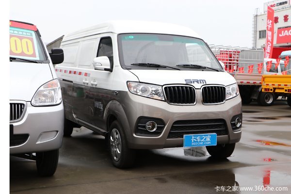 SRM鑫源 新海狮X30L 2024款 商务版 123马力 1.6L汽油 2/5座封闭货车(带空调)