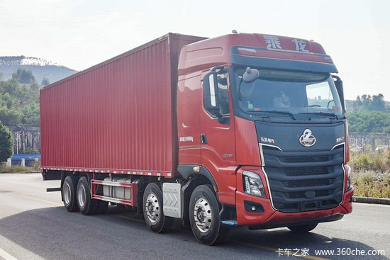 东风柳汽乘龙h7重卡30版460马力8x4947米厢式载货车国六lz5321xxyh7fc