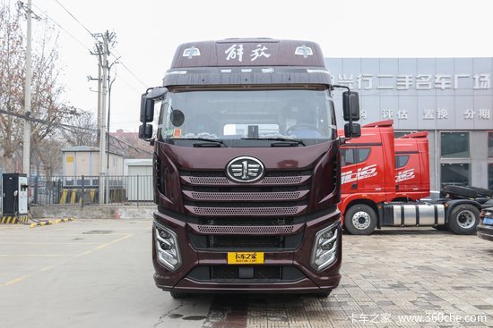 一汽解放j6v重卡领航版460马力6x4amt自动挡牵引车国六ca4250p66k25