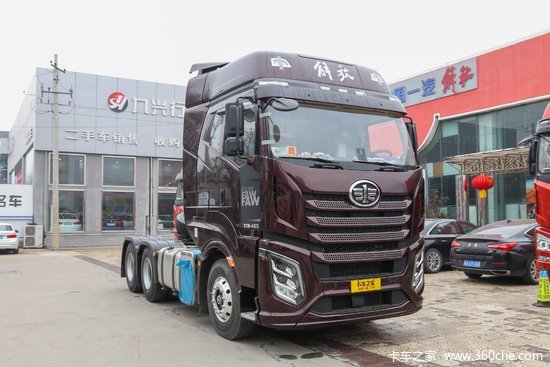 一汽解放 j6v重卡 质惠版 460马力 6x4 amt自动挡牵引车(国六)(ca4250