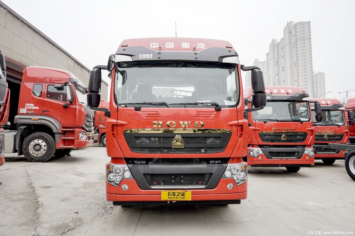 中国重汽 HOWO TX 330马力 6X2 9.6米厢式载货车(国六)(速比4.11)
