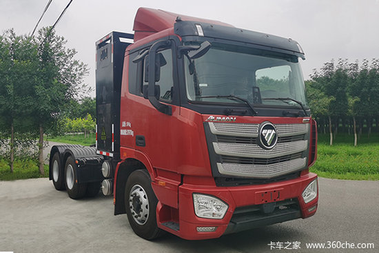 福田 欧曼gtl 质享版 寒区版 6x4 换电式纯电动牵引车(bj4259evdhf-01