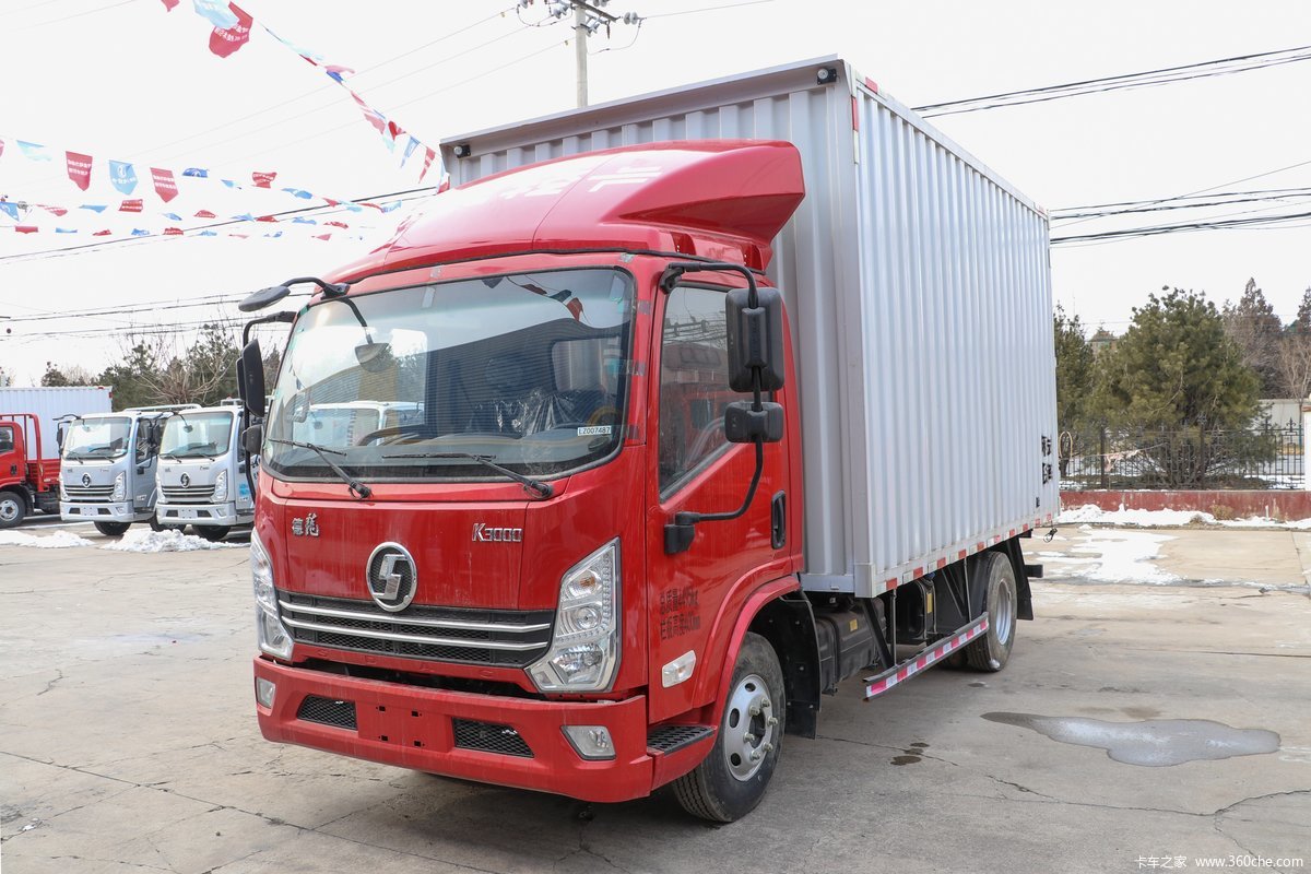 陕汽轻卡 德龙K3000 160马力 4.18米单排厢式载货车(国六)