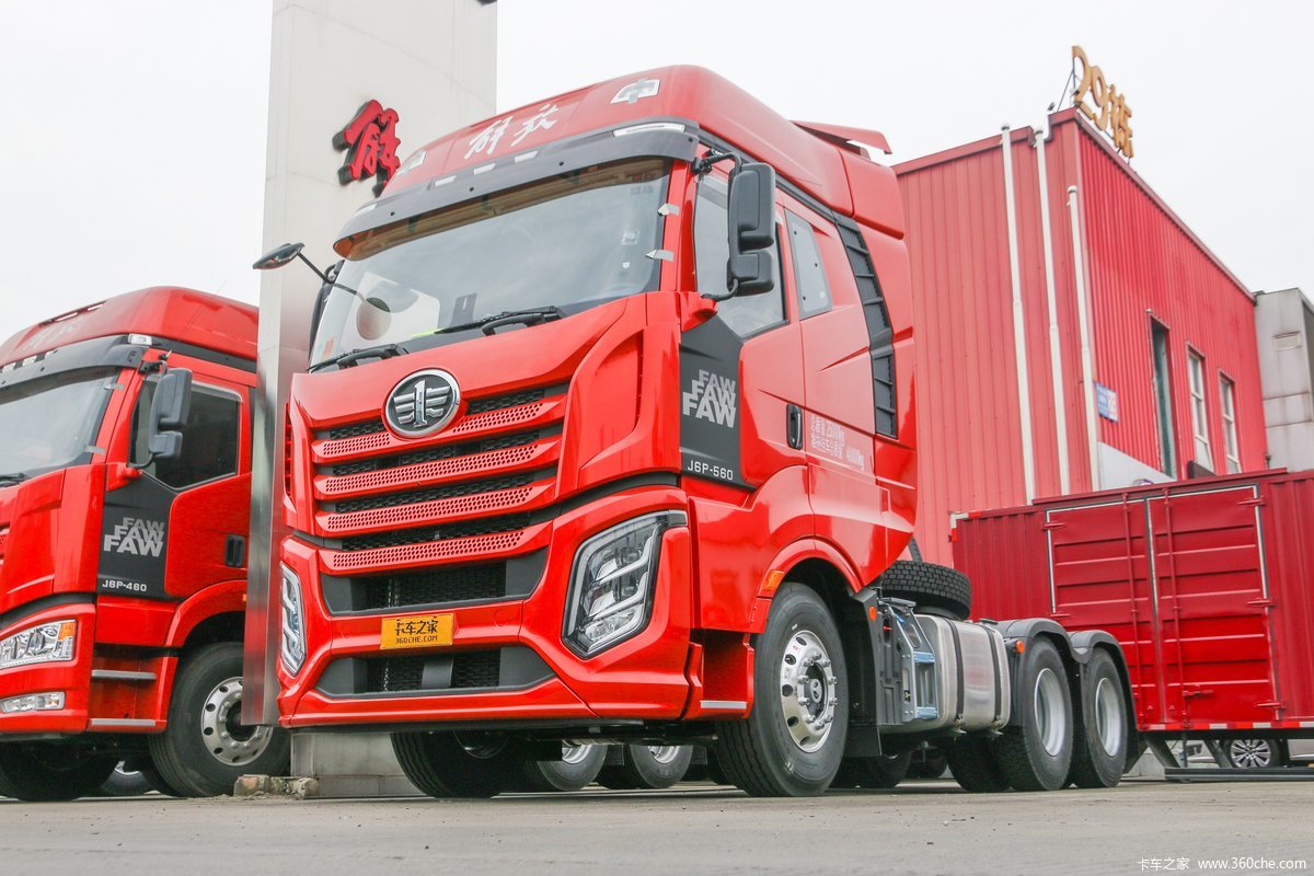 【图】一汽解放 J6V重卡 560马力 6X4牵引车(国六)(CA4250P66K25T1E6)_实拍图片_1380966_卡车之家