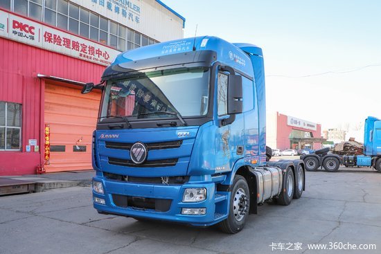 福田 欧曼gtl 质享版 北方版 470马力 6x4 amt自动挡牵引车(国六)(双