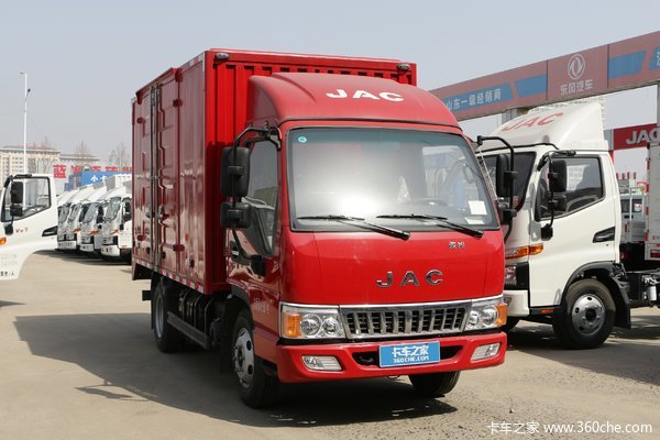 江淮 骏铃E3 1.8L 130马力 汽油 3.7米单排厢式轻卡(国六)(HFC5031XXYP23K1B4S)