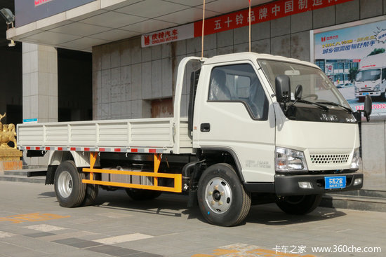 江铃顺威窄体126马力422米单排栏板轻卡国六气刹jx1041tgc26