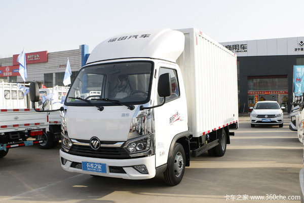福田 奥铃m卡 122马力 3.7米单排厢式小卡(国六)(bj5044xxy9ja5-aa1)