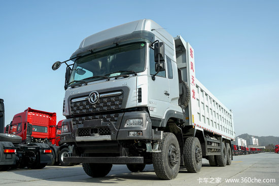 东风商用车天龙kc重卡600马力8x48米自卸车高顶dfh3310a31