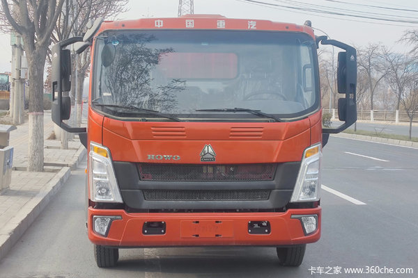 中国重汽HOWO 悍将 160马力 4.85米排半仓栅载货车(国六)(重汽8挡)(ZZ5087CCYG3815F183)