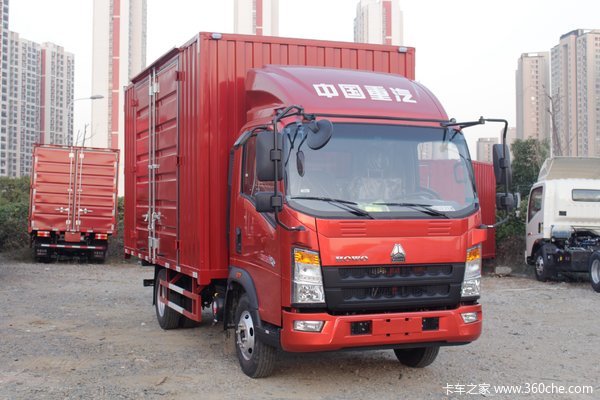 中国重汽HOWO 追梦 140马力 4.15米单排厢式轻卡(万里扬5档)(ZZ5047XXYG3315F144)