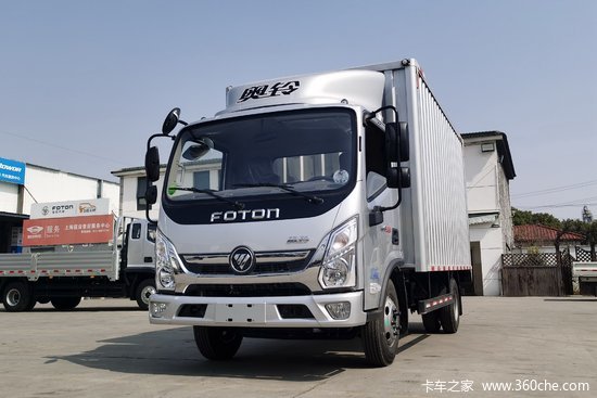 福田奥铃速运130马力414米单排厢式轻卡国六bj5048xxy8jeaab3