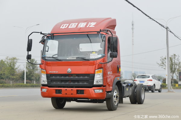 中国重汽HOWO 追梦 150马力 4.15米单排栏板轻卡(国六)(ZZ1047F3315F144)