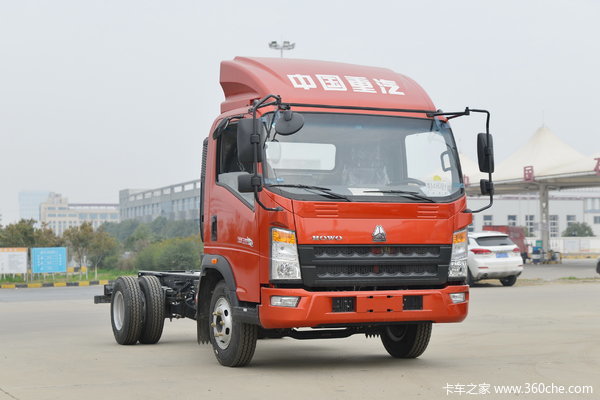 中国重汽HOWO 追梦 140马力 4.15米单排栏板轻卡(国六)(ZZ1047F3315F140)