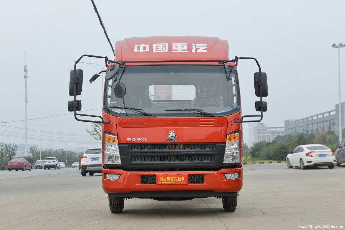 中国重汽HOWO 追梦 160马力 3.85米排半厢式轻卡(万里扬6档)(国六)