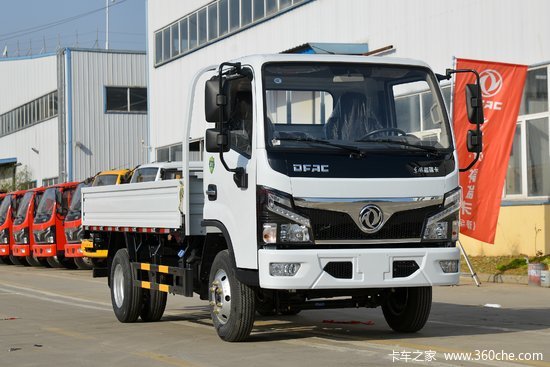 东风福瑞卡f5126马力38米单排栏板轻卡国六eq1044s3edf