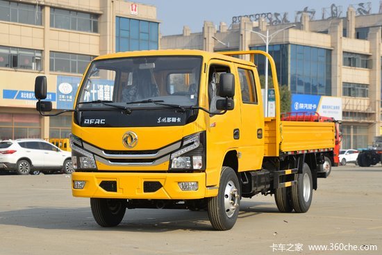 东风多利卡d6115马力325米双排栏板轻卡国六eq1041d3cdf