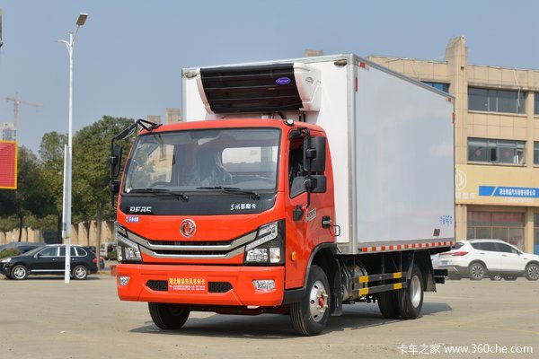 东风 多利卡D6-L 超能版 140马力 4X2 4.17米单排冷藏车(国六)(EQ5041XLC8CD2AC)