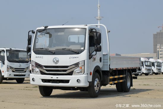 东风多利卡d6l锐能版152马力417米单排栏板轻卡国六eq1041s3cdf
