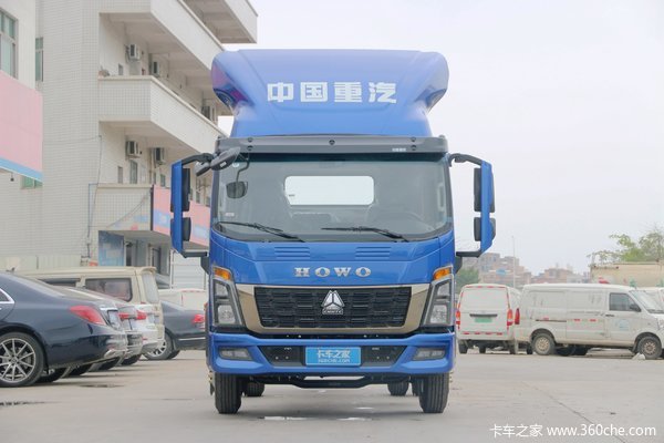 中国重汽HOWO 统帅 190马力 6.25米排半厢式载货车(重汽10档)(ZZ5167XXYH4715F1)