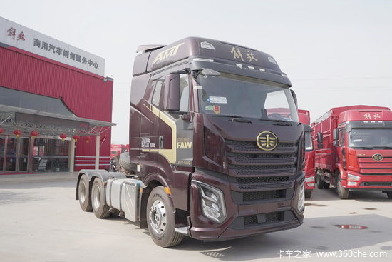 一汽解放 j6v重卡 领航版 560马力 6x4 amt自动挡牵引车(国六)(ca4250