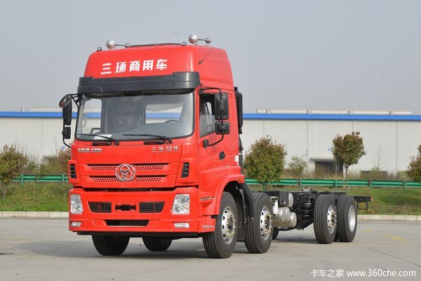 三环十通 昊龙 豪华版 270马力 8X2 8.7米厢式载货车(国六)(STQ5312XXYA6)
