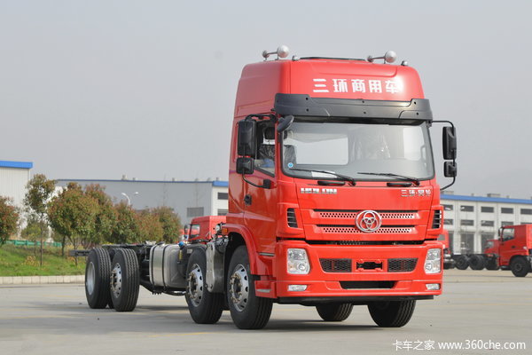 三环十通 昊龙 豪华版 270马力 8X2 8米厢式载货车(国六)(STQ5312XXYA6)
