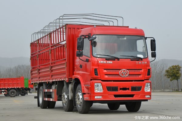 三环十通 昊龙 豪华版 245马力 6X2 9.6米仓栅式载货车(国六)(STQ5251CCYD6)