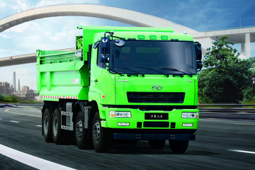 华菱m5 标载版 360马力 8x4 5.6米自卸车(hn3311b36b6m6) 卡车图片