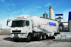 华菱M5 360马力 6X4 低密度粉粒物料运输车(国六)(AH5253GFL2L6)