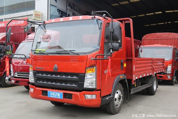 中国重汽HOWO 追梦 150马力 4.15米单排栏板轻卡(国六)(ZZ1047C3314F145)