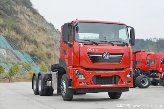 东风商用车天龙kl重卡465马力6x4牵引车平顶dfh4250d20