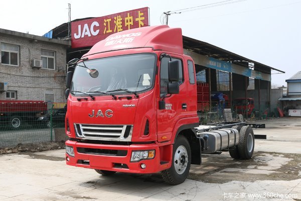 江淮 德沃斯V9 220马力 4X2 4.845米仓栅式载货车(国六)(HFC5180CCYB90K2E2S)