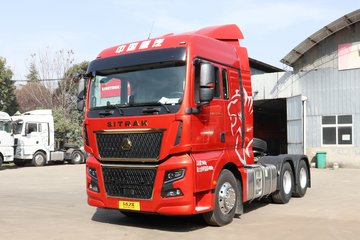 中国重汽 汕德卡sitrak c9h重卡 570马力 6x4 amt自动挡牵引车(国六)