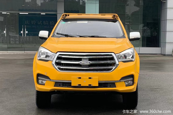 庆铃五十铃达咖taga2022款超豪华版两驱双排纯电动厢式皮卡