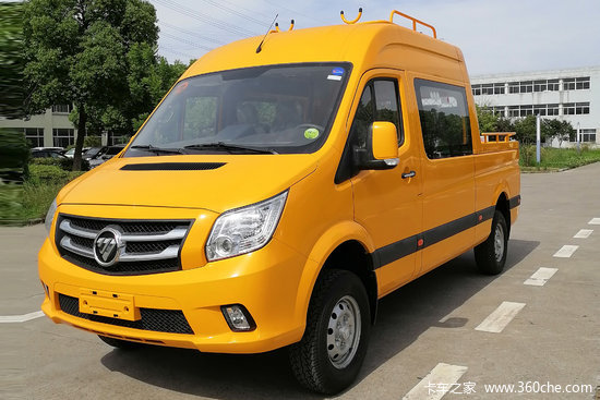 8t柴油 四驱 9座 斗式客车工程车报价|图片_常德市庆源汽车(福田商务